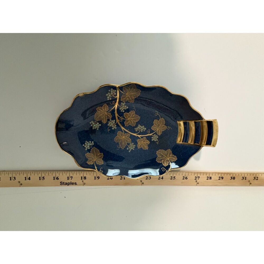 Vintage numbered Carlton Ware art deco dish from england